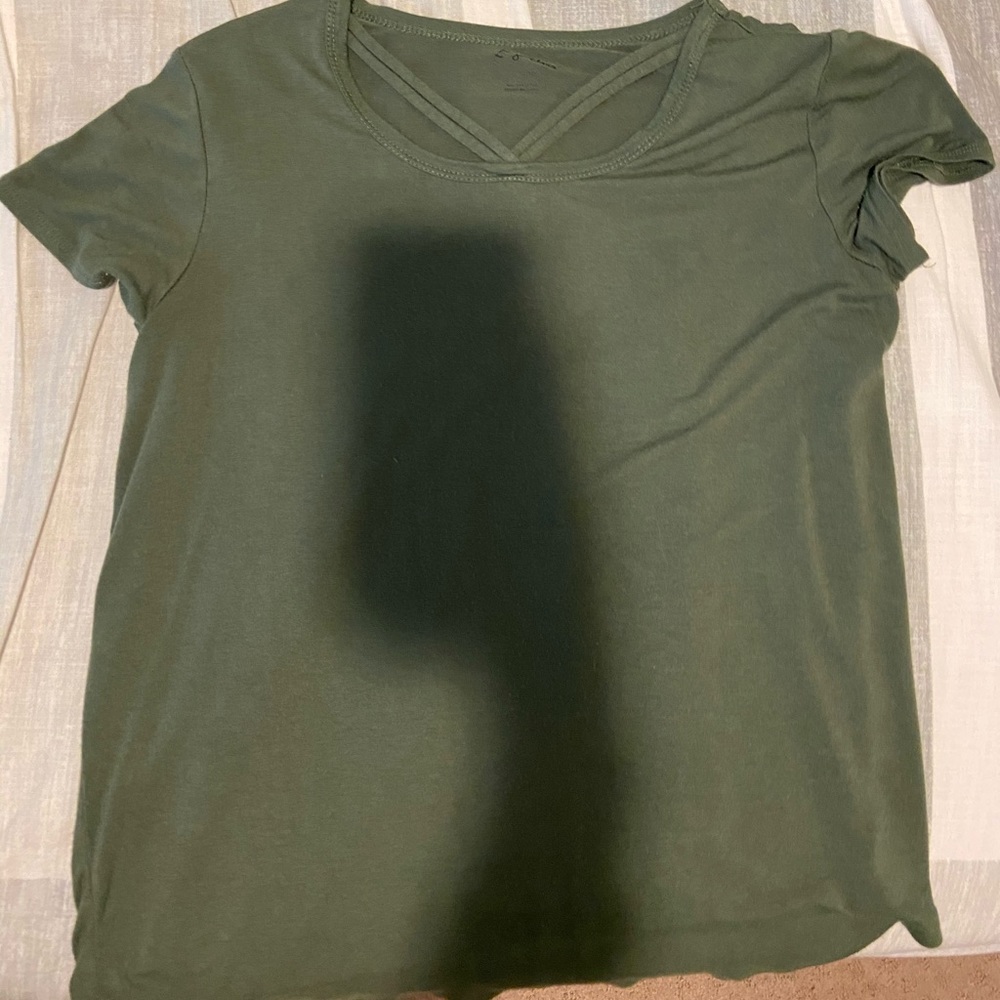 Olive green T-shirt